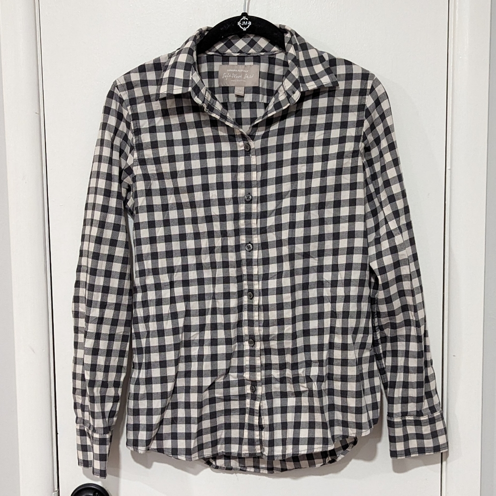 Banana Republic Gingham Button Down